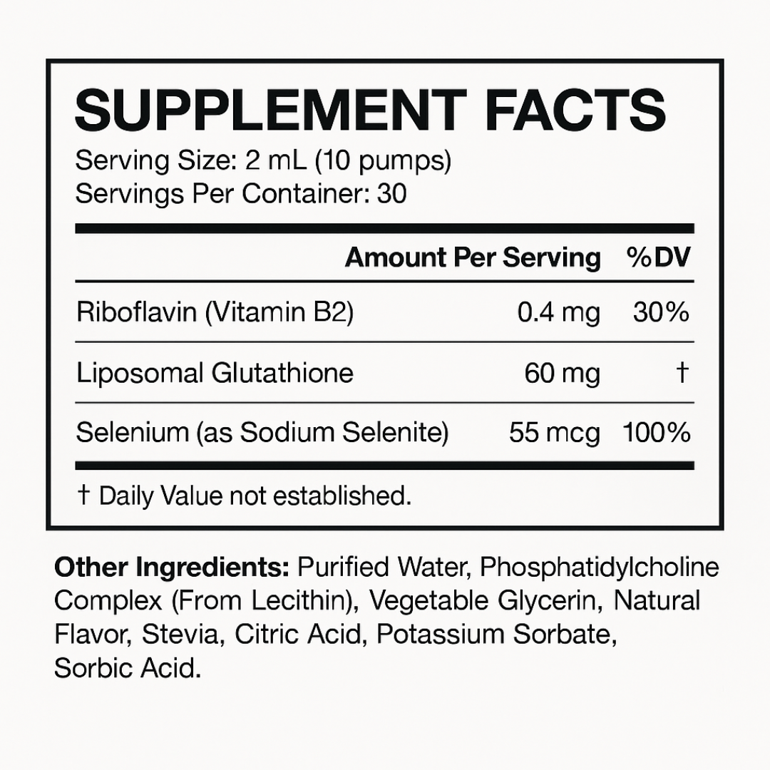 Liposomal Glutathione & NAD+